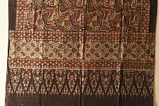 Sakhi . सखी ⁂ Ajrakh Block Printed Pure Cotton Dupatta (23)