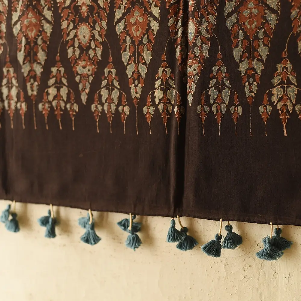Shop Ajrakh Block Printed Pure Cotton Dupatta