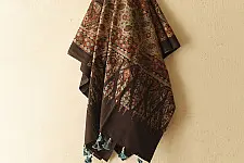 Sakhi . सखी ⁂ Ajrakh Block Printed Pure Cotton Dupatta (23)