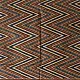 chocolate brown indigo blue madder red ajrakh cotton stole hand block printed zigzag leheriya body ornate eight-pointed star motif border traditional mihrab arched detail artisanal scarf sustainable fashion natural dyed with tassels