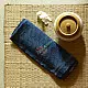 deep indigo blue ajrakh modal silk saree hand block printed minimal bundi tiny dot body ornate floral mandala pallu traditional ethnic wear sustainable luxury natural dyed
