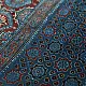 deep indigo blue ajrakh modal silk saree hand block printed minimal bundi tiny dot body ornate floral mandala pallu traditional ethnic wear sustainable luxury natural dyed