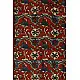 madder red indigo blue ajrakh modal silk dupatta hand block printed floral vine jaal body ornate zigzag leheriya pallu traditional mihrab arched detail wedding festive wear sustainable luxury natural dyed with tassels