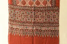 Amoha . अमोहा | Ajrakh Block Prints - Mulmul Soft Cotton Stole