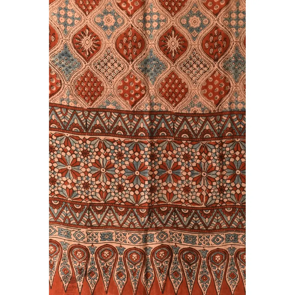 shop Mulmul Cotton Ajrakh Stole