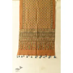 अमोहा ❋ Mul Cotton Ajrakh Stole ❋ 12