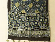 अमोहा ❋ Mul Cotton Ajrakh Stole ❋ 13