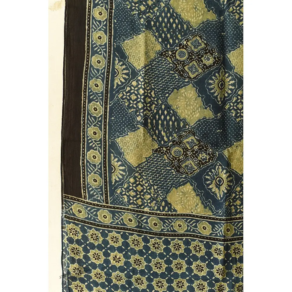 अमोहा ❋ Mul Cotton Ajrakh Stole ❋ 10