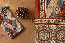 अमोहा ❋ Mul Cotton Ajrakh Stole ❋ 9