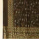 Multi-coloured Ajrakh block print dupatta with rich earthy tones