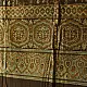 Multi-coloured Ajrakh block print dupatta with rich earthy tones