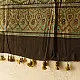 Multi-coloured Ajrakh block print dupatta with rich earthy tones