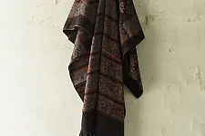 Sakhi . सखी ⁂ Ajrakh Block Printed Pure Cotton Dupatta (09)