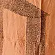 mulberry silk ajrakh dupatta terracotta red black vertical panel block print geometric border hand block printed natural dyed silk dupatta