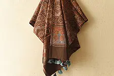 Sakhi . सखी ⁂ Ajrakh Block Printed Pure Cotton Dupatta  (37)