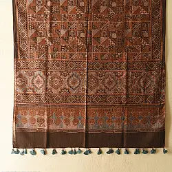 Sakhi . सखी ⁂ Ajrakh Block Printed Pure Cotton Dupatta  (37)