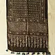 chocolate brown indigo madder red ajrakh modal silk dupatta hand block printed floral medallion jaal body ornate circular medallion pallu traditional mihrab arched detail wedding festive wear sustainable luxury natural dyed with tassels