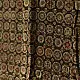 chocolate brown indigo madder red ajrakh modal silk dupatta hand block printed floral medallion jaal body ornate circular medallion pallu traditional mihrab arched detail wedding festive wear sustainable luxury natural dyed with tassels