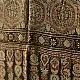 chocolate brown indigo madder red ajrakh modal silk dupatta hand block printed floral medallion jaal body ornate circular medallion pallu traditional mihrab arched detail wedding festive wear sustainable luxury natural dyed with tassels