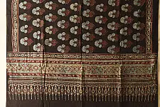 Sakhi . सखी ⁂ Ajrakh Block Printed Pure Cotton Dupatta  (39)