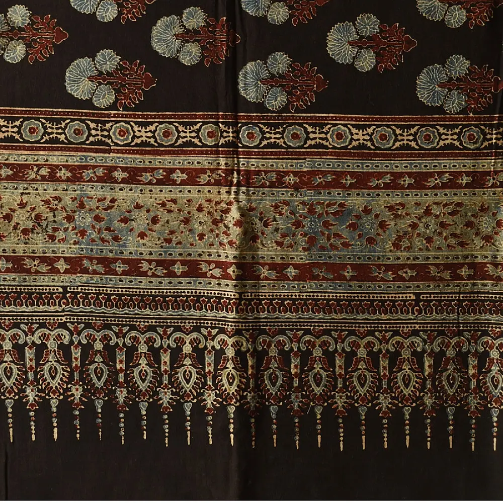 Shop Ajrakh Block Printed Pure Cotton Dupatta