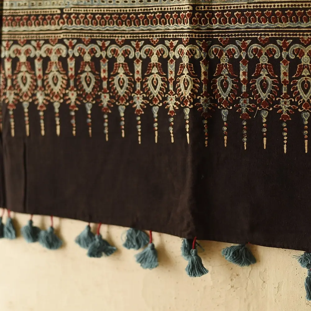 Shop Ajrakh Block Printed Pure Cotton Dupatta
