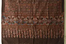 Sakhi . सखी ⁂ Ajrakh Block Printed Pure Cotton Dupatta (11)