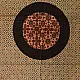 terracotta madder red ajrakh cotton stole hand block printed large circular chand moon medallion geometric lattice body ornate floral mihrab border traditional artisanal scarf sustainable fashion natural dyed with tassels