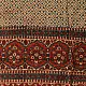 terracotta madder red ajrakh cotton stole hand block printed large circular chand moon medallion geometric lattice body ornate floral mihrab border traditional artisanal scarf sustainable fashion natural dyed with tassels