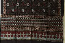 Sakhi . सखी ⁂ Ajrakh Block Printed Pure Cotton Dupatta (12)