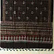 Ajrakh hand printed pure cotton dupatta with detailed floral geometry