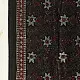 Ajrakh hand printed pure cotton dupatta with detailed floral geometry