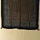 indigo red ajrakh silk square scarf jali lattice pattern hand block printed mughal inspired natural dyed scarf
