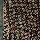 indigo red ajrakh silk square scarf jali lattice pattern hand block printed mughal inspired natural dyed scarf