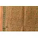 soft peach moss green ajrakh wool stole hand block printed jhar floral sprig body ornate circular medallion border traditional artisanal winter scarf sustainable wool natural dyed with tassels