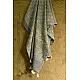 shop Ajrakh block print -  Woolen Grey shawl 