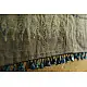 shop Reversible Quilt Shawl with Kantha Stitch Shawl - Wool + Silk