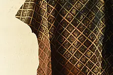 Natural Dyed ~ Block Printed - Ajrakh Cotton Top