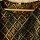 mustard gold chocolate brown deep indigo ajrakh cotton top diagonal diamond jaal block print hand block printed boxy fit artisanal blouse women sustainable fashion natural dyed