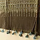 Ajrakh block print dupatta in pure cotton with earthy natural colors