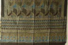 Sakhi . सखी ⁂ Ajrakh Block Printed Pure Cotton Dupatta (13)