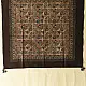 ajrakh silk square scarf square geometric pattern block print hand block printed natural dyed scarf tassels