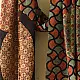 mulberry silk ajrakh dupatta terracotta red indigo blue large circular chand block print hand block printed natural dyed silk dupatta