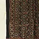 Classic Ajrakh hand block printed dupatta with rich cultural motifs