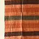 buy Ajrakh Mulberry Silk Dupatta - Natural dyed - Brown Stripes
