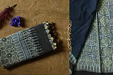 चारु ⚘ Ajrakh Mul Cotton Saree ⚘ 2
