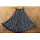 Shop ajrakh indigo long skirt