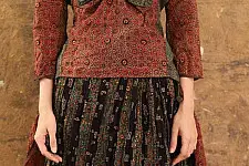 Flowers in a River ~ Traditional Kutchi Blouse ~ 6