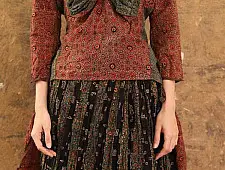 Flowers in a River ~ Traditional Kutchi Blouse ~ 6