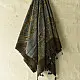 Premium Ajrakh block printed pure cotton dupatta with intricate detailing